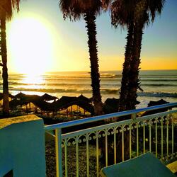 waves washing on the beach