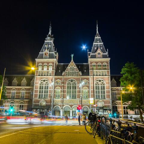 Bicycle Underpass Rijksmuseum 1am (Abridged)