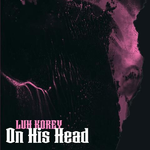 On his head