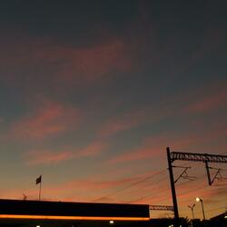 Imma take a walk on sunset