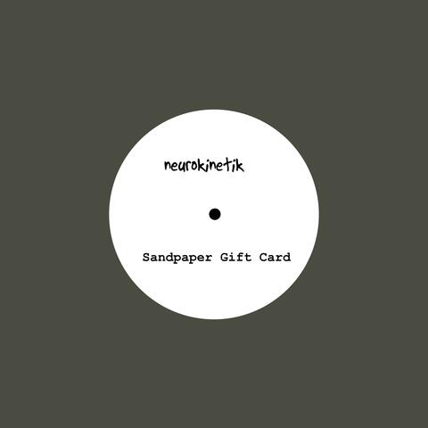 Sandpaper Gift Card