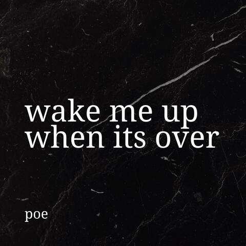 Wake Me Up When It's Over