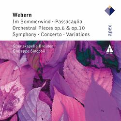 Webern : Concerto Op.24 : II Sehr langsam