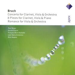 Bruch: 8 Pieces for Clarinet, Viola and Piano, Op. 83: No. 4, Allegro agitato