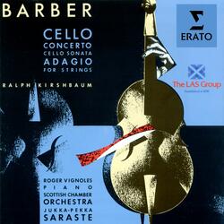 Barber: Cello Concerto in A Minor, Op. 22: I. Allegro moderato