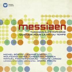 Messiaen: Quatuor pour la fin du temps: II. Vocalise pour l'Ange qui annonce la fin du Temps
