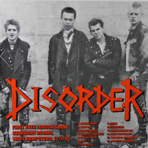 First Ever London Show Starlight Rooms, West Hampstead 12/7/82
