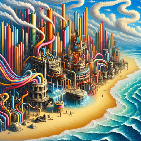 Vinyl Waves & Daydreams: A Lofi Beach Escape