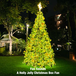 A Holly Jolly Christmas Box Fan