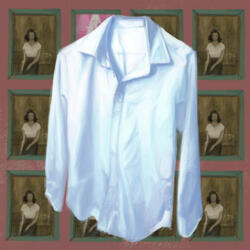 Long-Sleeved White Shirt