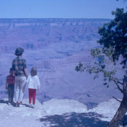 Gramma Ruth at the Grand Canyon, 1964