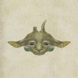 Bird cage blue and yellow