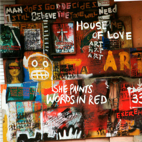 She Paints Words In Red