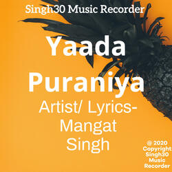 Yaada Puraniya (feat. Sunil Sarari)