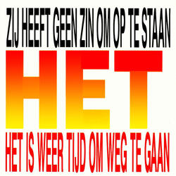 Zij Heeft Geen Zin Om Op Te Staan