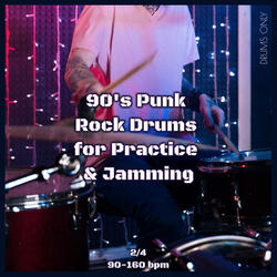 90'S Punk Rock Drums 160 Bpm