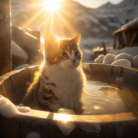 Hot Spring Cat