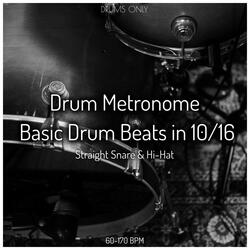 70 Bpm Straight 10/16 Drum Beat
