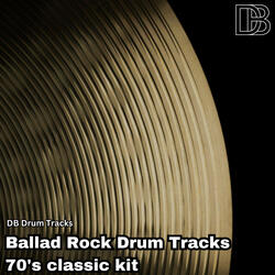 Ballad Rock Drums 70'S Classic Kit 204 Bpm