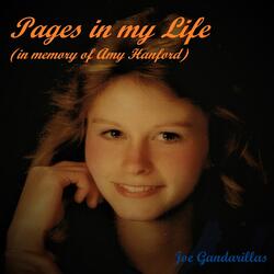 Pages in My Life (In Memory of Amy Hanford)