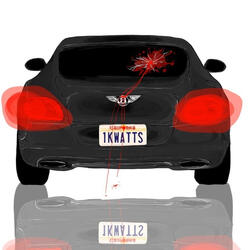 Back of the Bentley