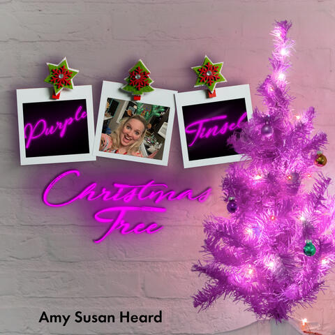 Purple Tinsel Christmas Tree