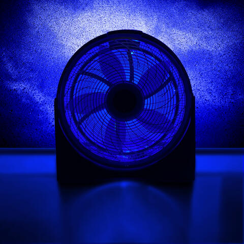 Box Fan with Rain Sounds Long Loop