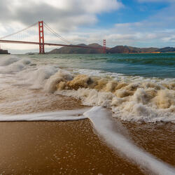 The Bay Tranquil Ocean Waves