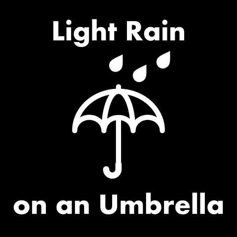 Light Rain on an Umbrella