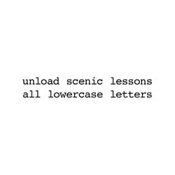 Unload Scenic Lessons