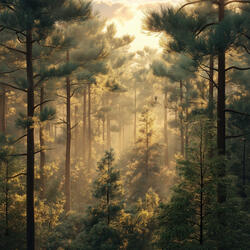 Morning Wind in the Pines