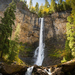 Nature's Gentle Waterfall