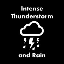 Intense Thunderstorm and Rain