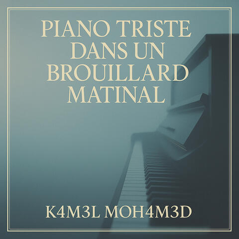 Piano triste dans un brouillard matinal