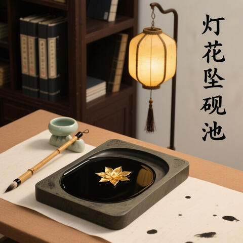 灯花坠砚池