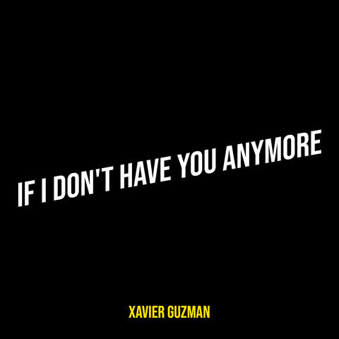 If I Don't Have You Anymore