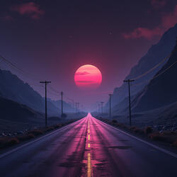 Starlit Highway (Synthwave)