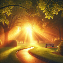The Backward Glow