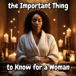 The Important Thing to Know for a Woman