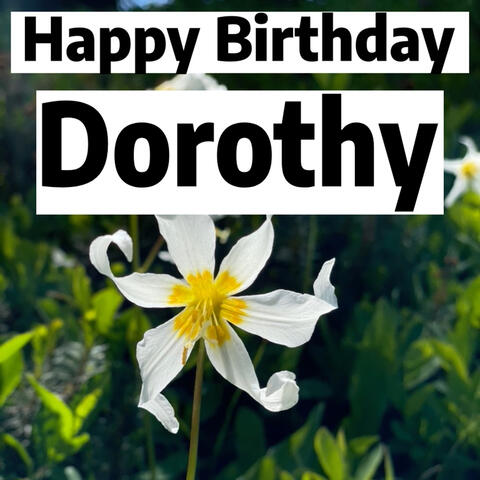 Happy Birthday Dorothy