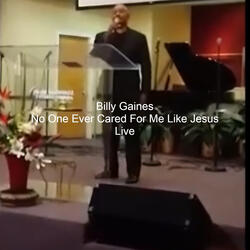 No One Ever Cared for Me Like Jesus (Live)