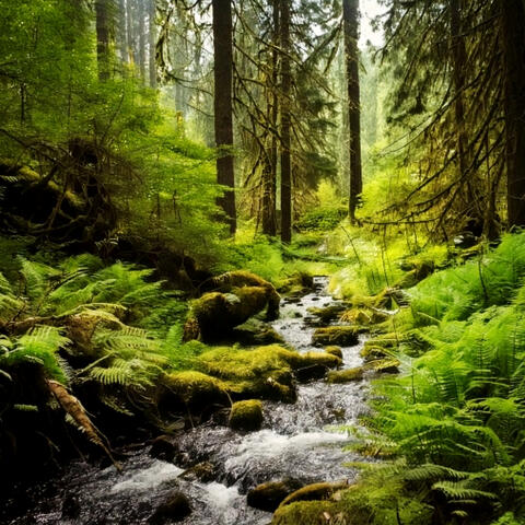Peaceful Flowing Creek