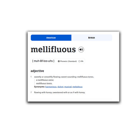 Mellifluous