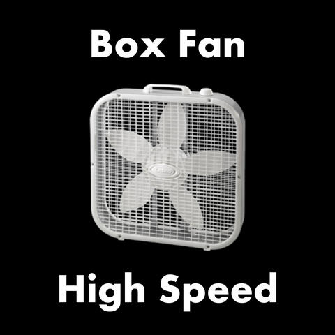 Box Fan - High Speed