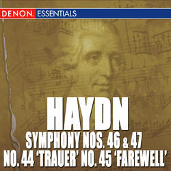 Symphony No. 46 in B Minor: I. Poco Adagio