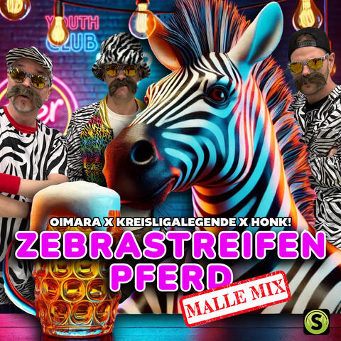 Zebrastreifenpferd