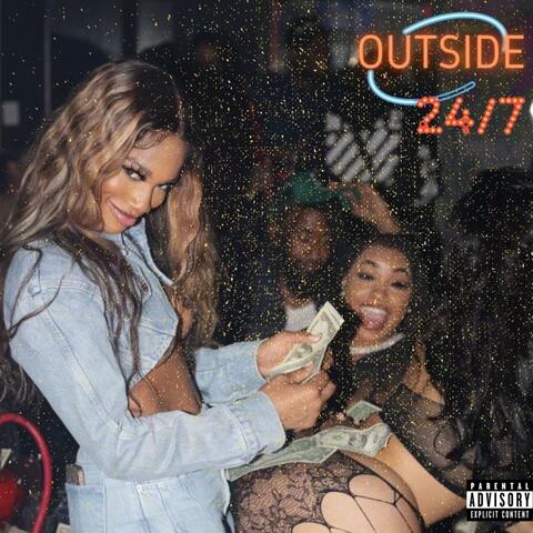 Outside