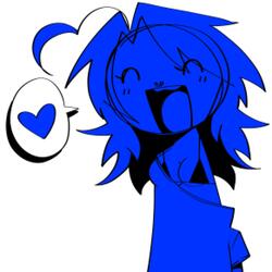 blue.