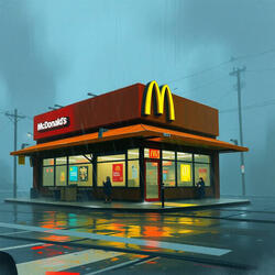 En El McDonald's No Venden Donas.