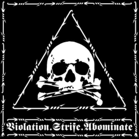 Violation.Strife.Abominate album art